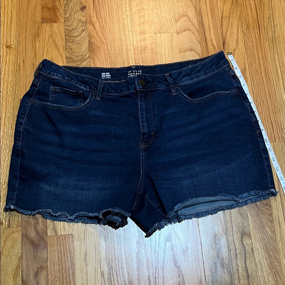 a.n.a Women's Midnight Blue Jean Shorts